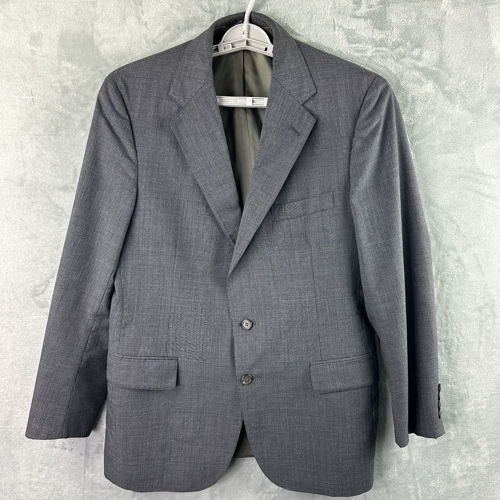 Ralph Lauren Polo University Club Gray Wool Blazer‎ Mens USA Made Sport Coat